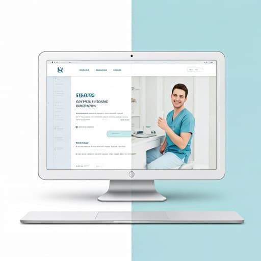 Vorher: veralteter Praxis-Website Auftritt